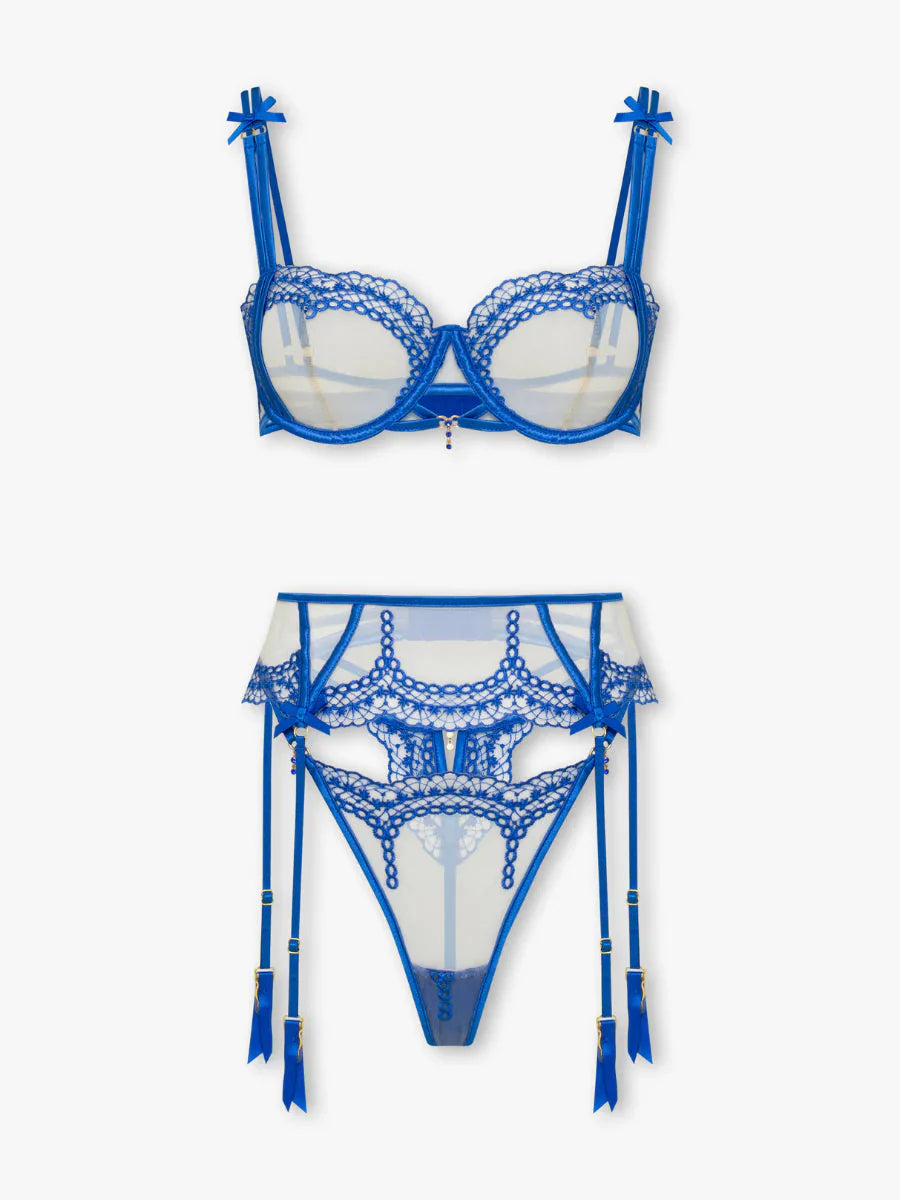 Azura - Transparan Jartiyer Takımı FUGU.TR