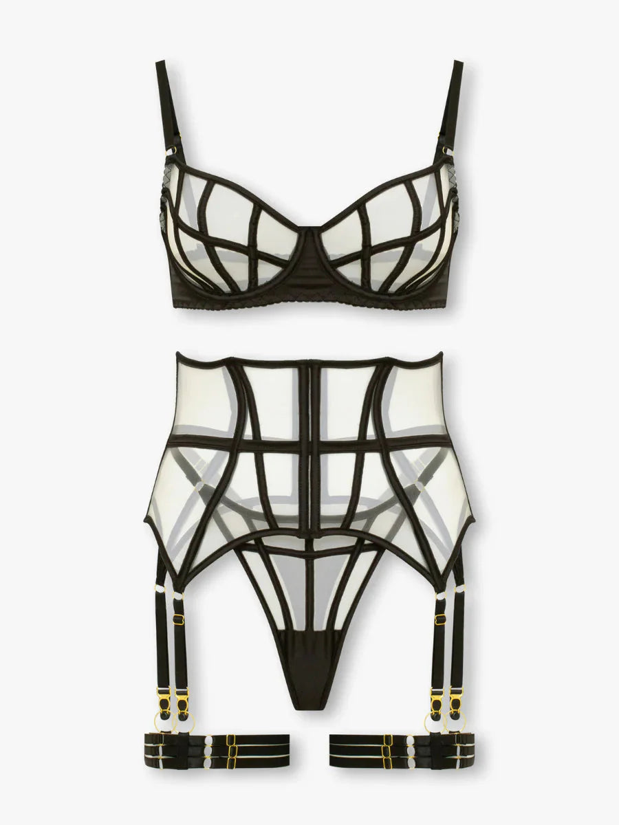 Scarlet - Siyah Jartiyer Takımı FUGU.TR