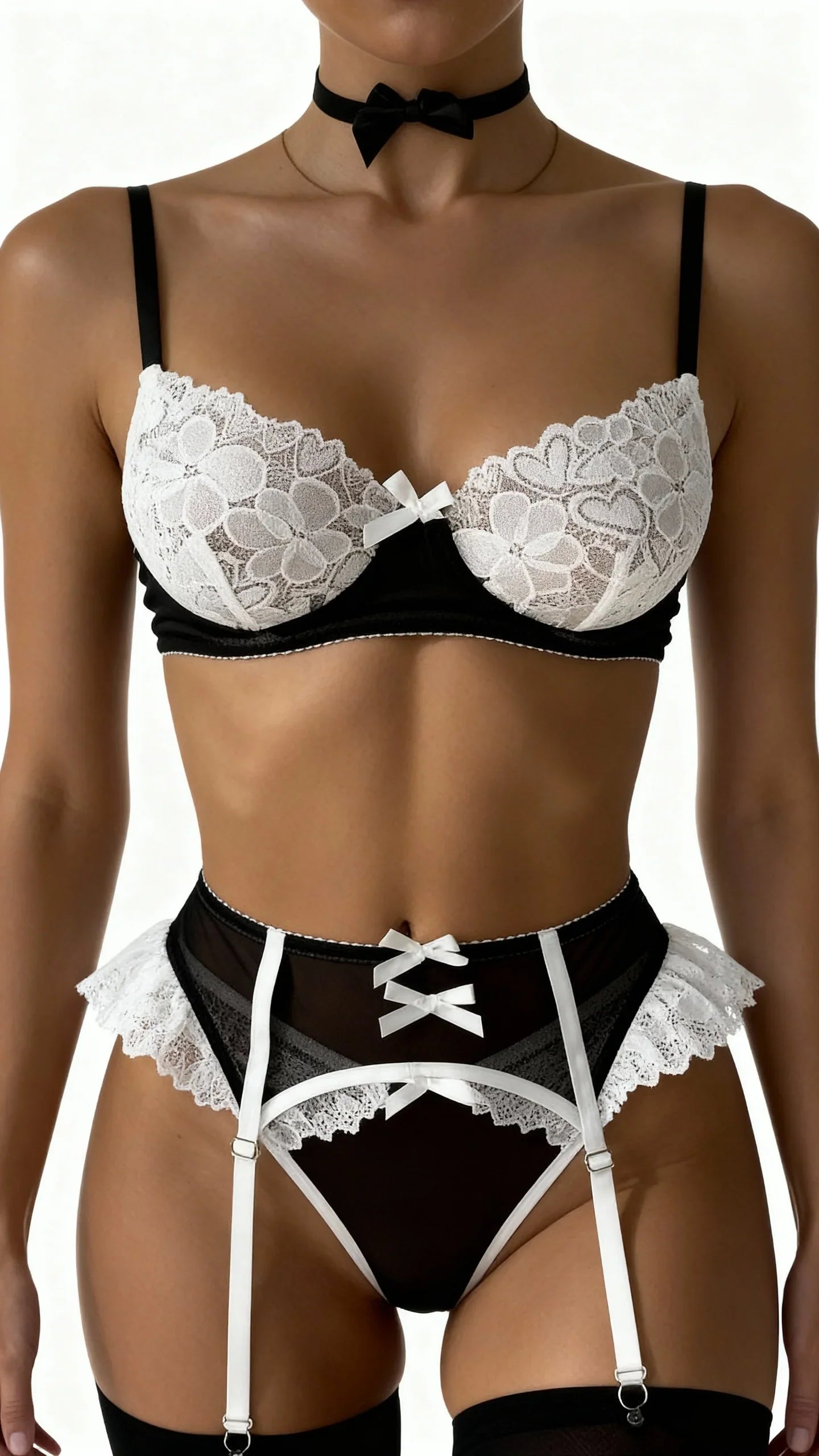 Siyah Jartiyer Takımı